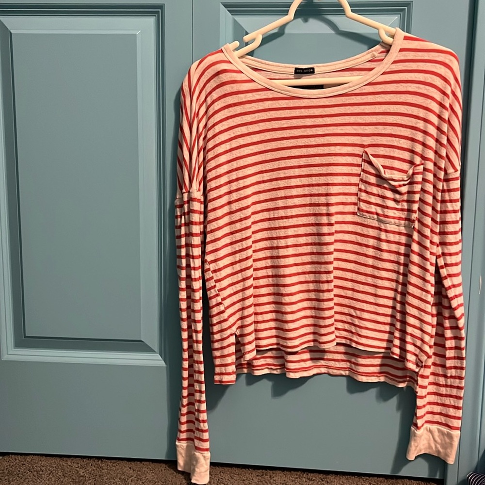 Long sleeve striped Abercrombie top